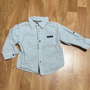 Striped Button-Up Shirt